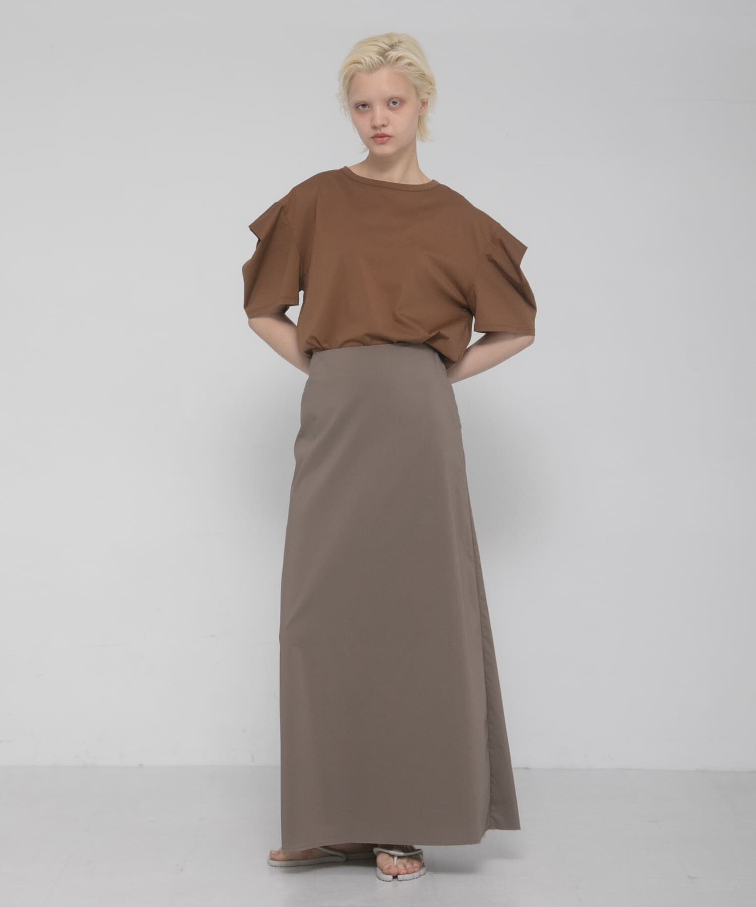 LAATO「tack sleeve tee」|Tシャツ・カットソー|