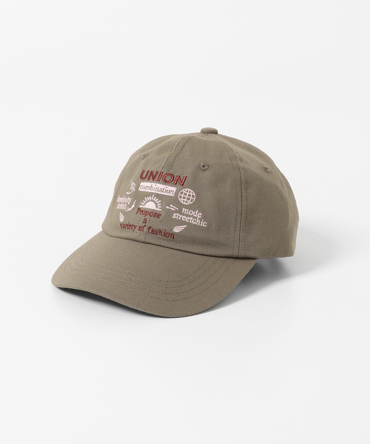  「バイカラーエンブロイダリーCAP」|キャップ・キャスケット|