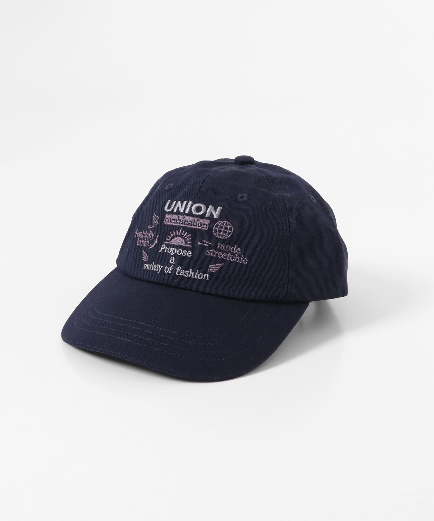  「バイカラーエンブロイダリーCAP」|キャップ・キャスケット|