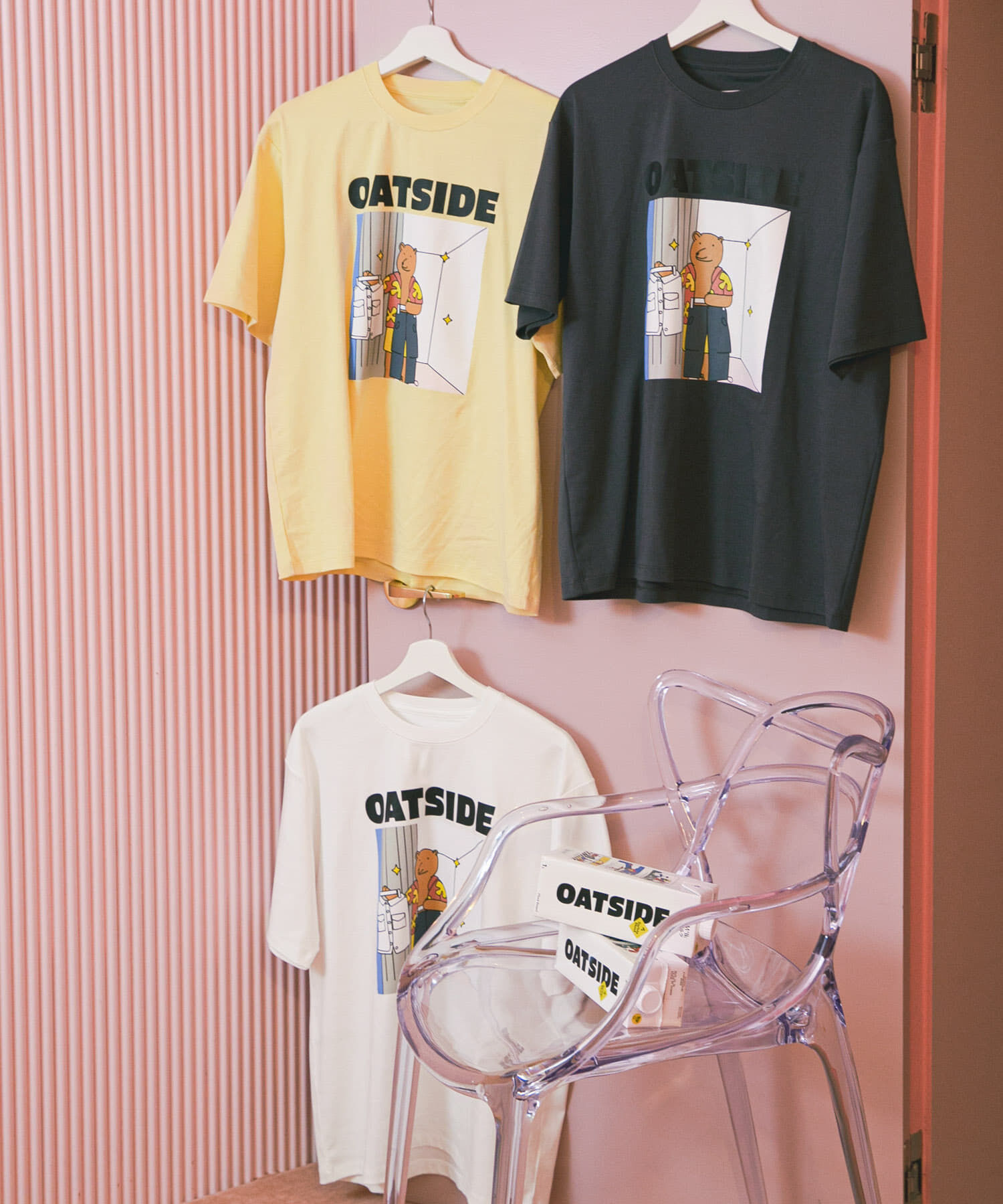 SENSE OF PLACE by URBAN RESEARCH「『別注』OATSIDE&times;SENSE OF PLACE　グラフィックショートスリーブ Tシャツ B」|Tシャツ・カットソー|