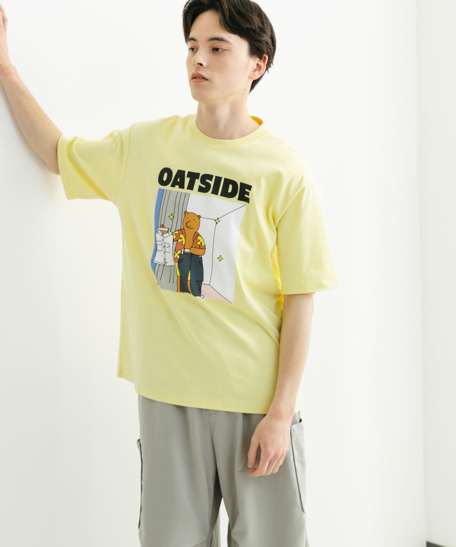 SENSE OF PLACE by URBAN RESEARCH「『別注』OATSIDE&times;SENSE OF PLACE　グラフィックショートスリーブ Tシャツ B」|Tシャツ・カットソー|