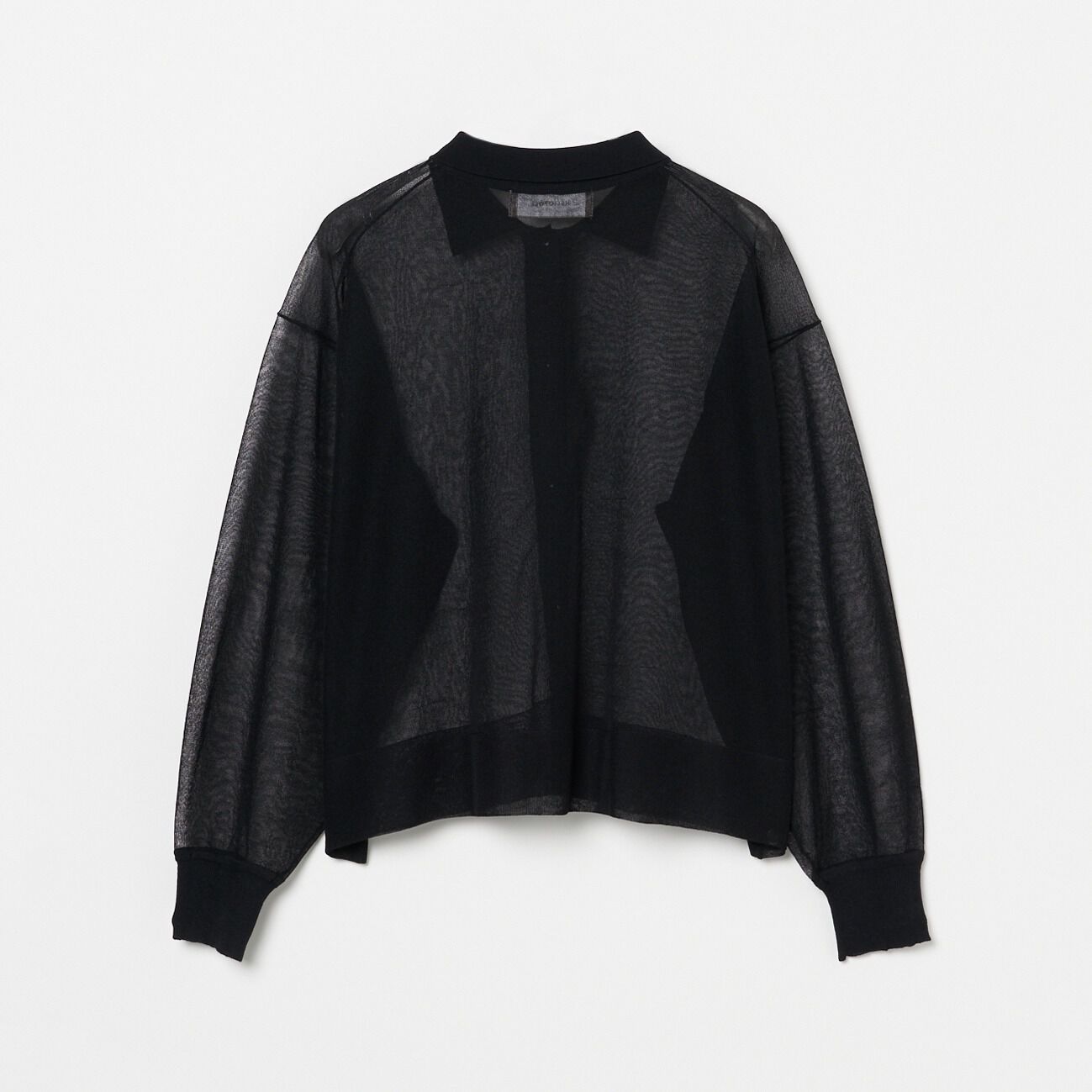 HELIOPOLE「HELIOPOLE SHEER  POLO CARDIGAN」|ニット・セーター|
