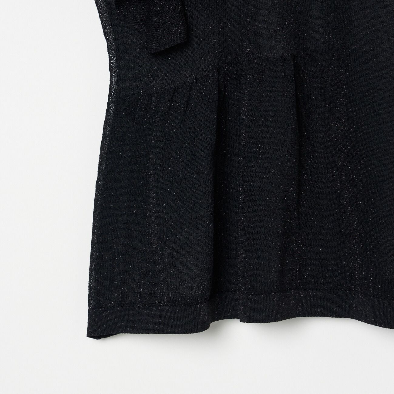  「three dots RUFFLE TOP」|ニット・セーター|