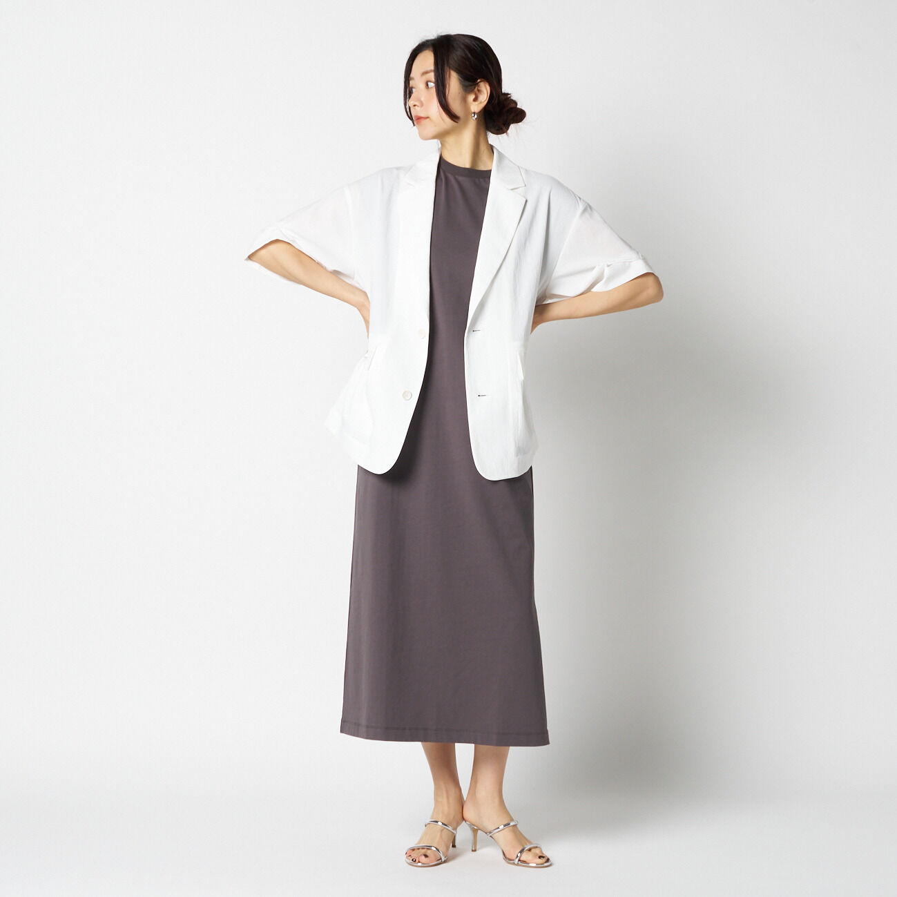 HELIOPOLE「HELIOPOLE RELAXED POCKET MAXI DRESS」|ワンピース|
