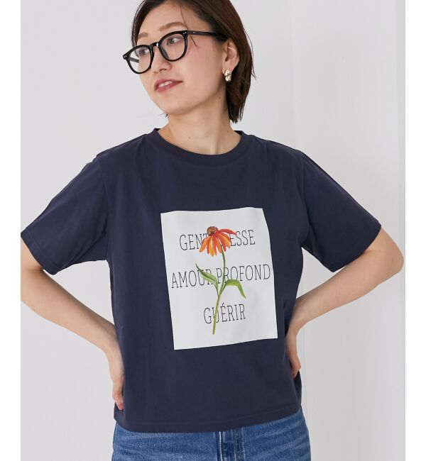 le.coeur blanc「TOLIGHT&times;le.coeur blancロゴプリントTシャツ」|Tシャツ・カットソー|