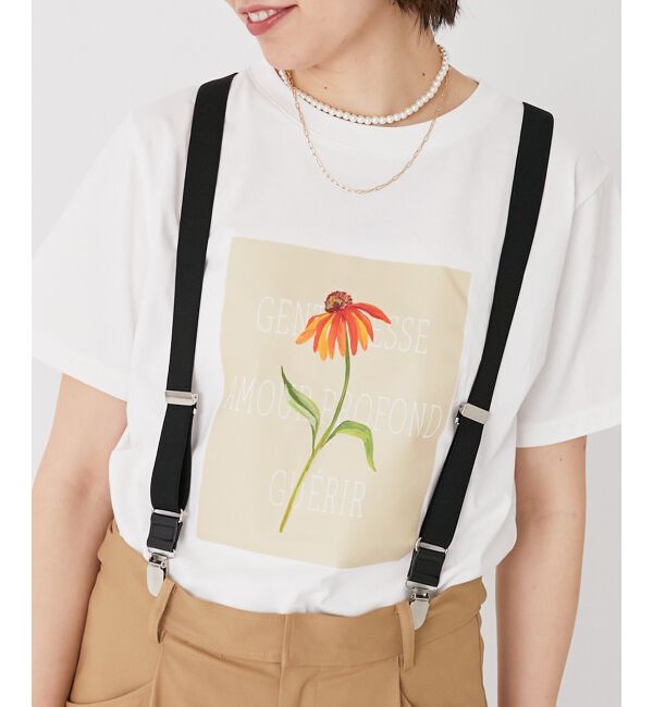 le.coeur blanc「TOLIGHT&times;le.coeur blancロゴプリントTシャツ」|Tシャツ・カットソー|