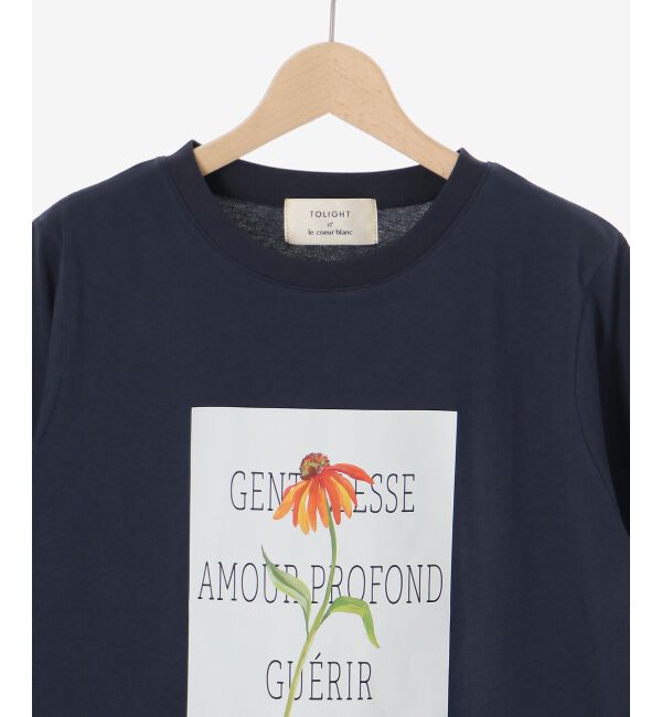 le.coeur blanc「TOLIGHT&times;le.coeur blancロゴプリントTシャツ」|Tシャツ・カットソー|
