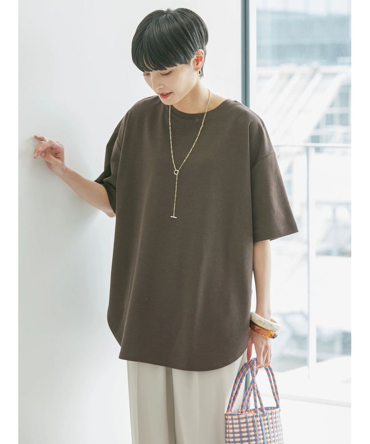 AMERICAN HOLIC「抗菌防臭　Daily!　裾ラウンドカットチュニック①」|チュニック|