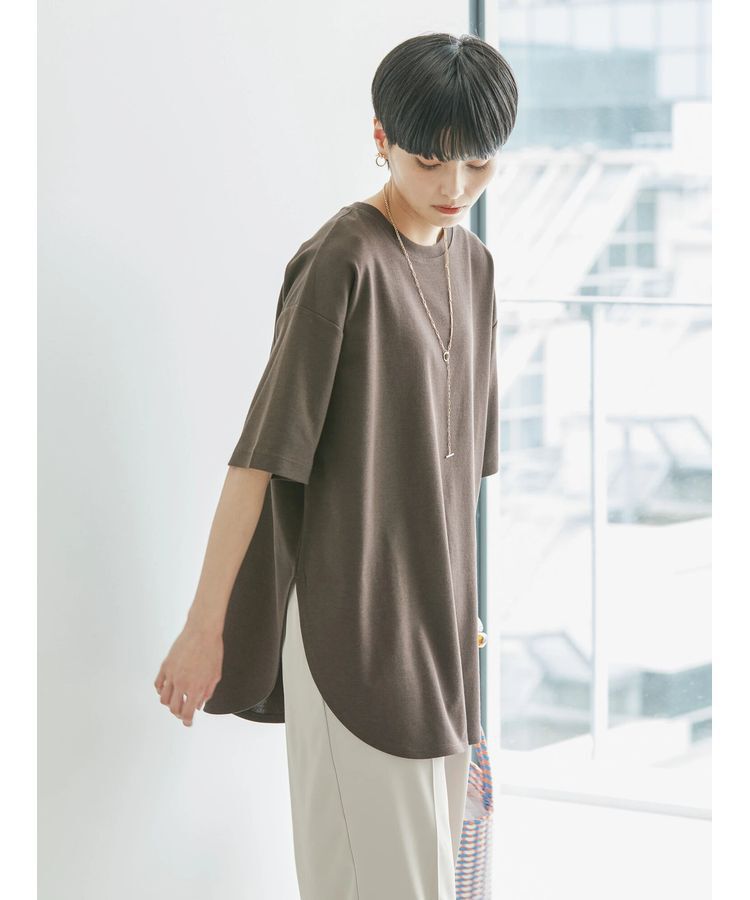 AMERICAN HOLIC「抗菌防臭　Daily!　裾ラウンドカットチュニック①」|チュニック|
