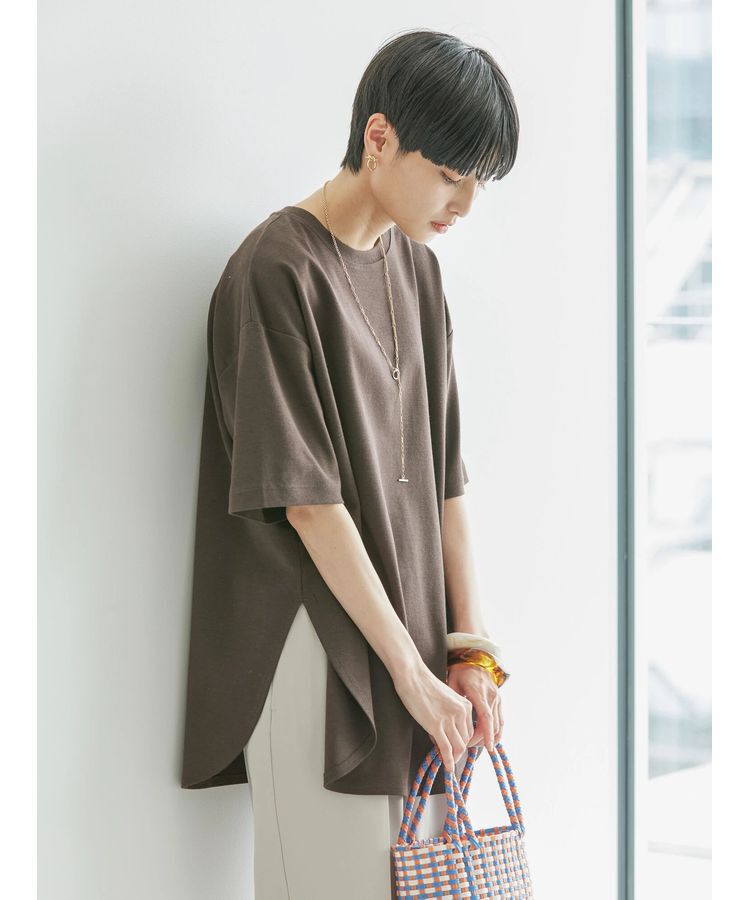AMERICAN HOLIC「抗菌防臭　Daily!　裾ラウンドカットチュニック①」|チュニック|