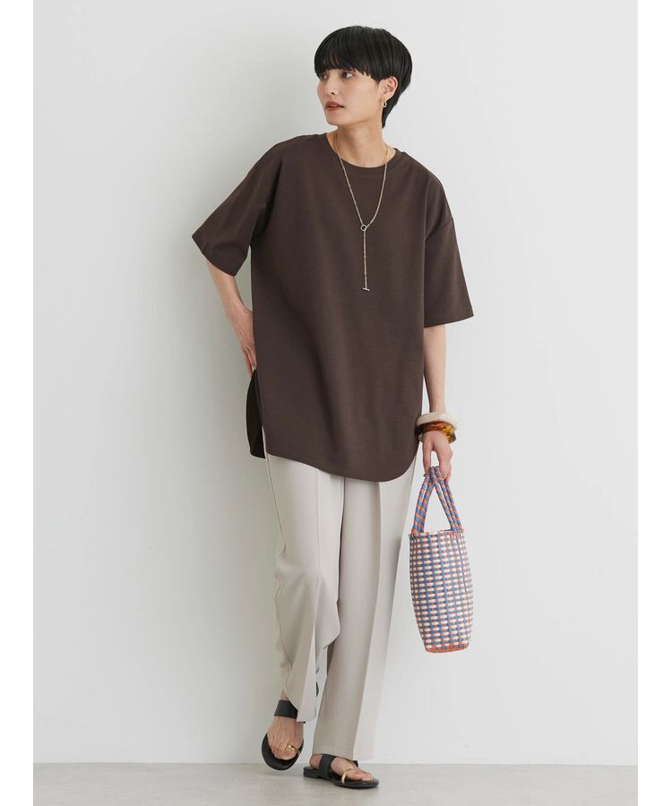 AMERICAN HOLIC「抗菌防臭　Daily!　裾ラウンドカットチュニック①」|チュニック|