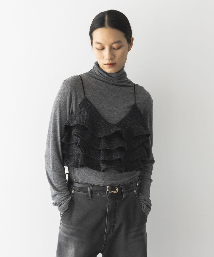 GARAGE OF GOOD CLOTHING「ツィードティアードフリルビスチェ」|ベスト・ジレ|