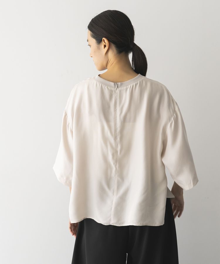 GARAGE OF GOOD CLOTHING「キュプラ混7分袖プルオーバー」|シャツ・ブラウス|