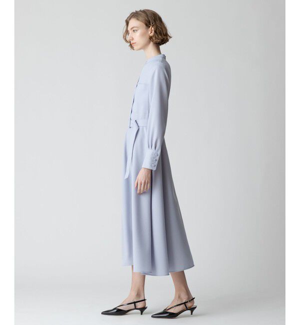 allureville「キョウネンポリエステルスラッシュネックワンピース」|ワンピース|