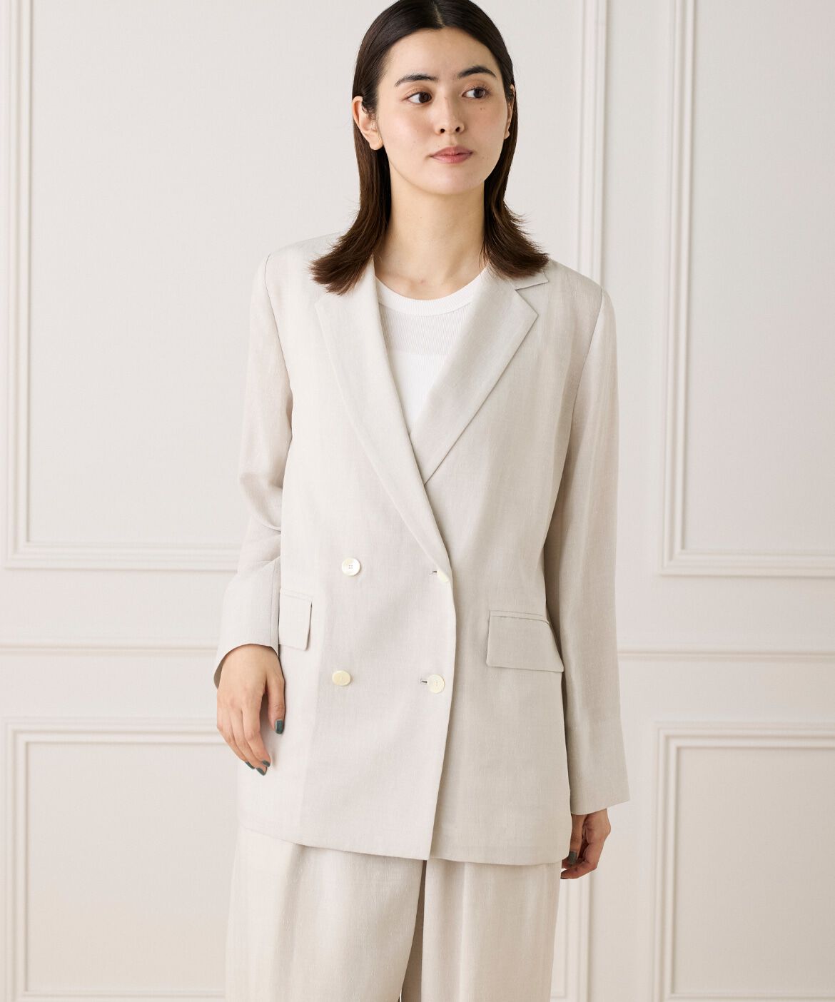 INED「ダブルブレストジャケット《la veille by SUPERIOR CLOSET》」|テーラードジャケット|