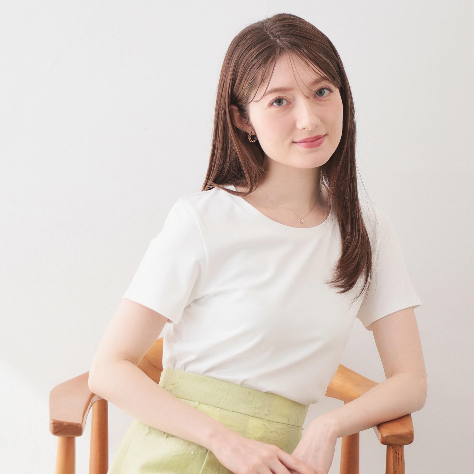 index「【UVケア/接触冷感/吸水速乾】薄手なのに透けにくい！ベーシックTシャツ《洗濯機OK/S～3L/6c」|Tシャツ・カットソー|