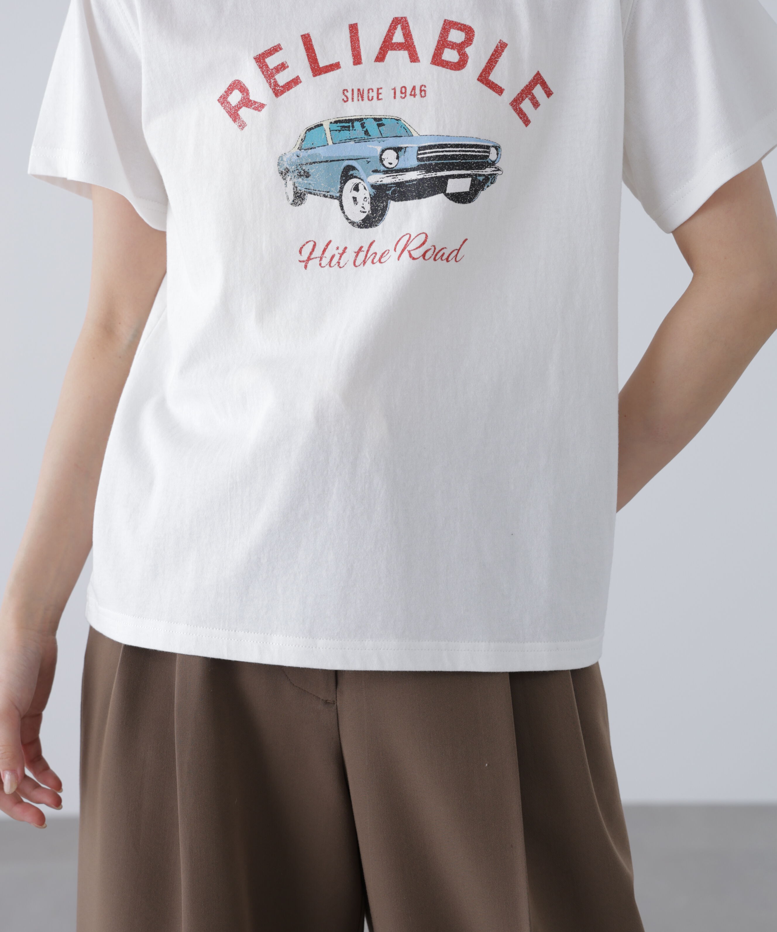  「クラシックカープリントTシャツ」|Tシャツ・カットソー|