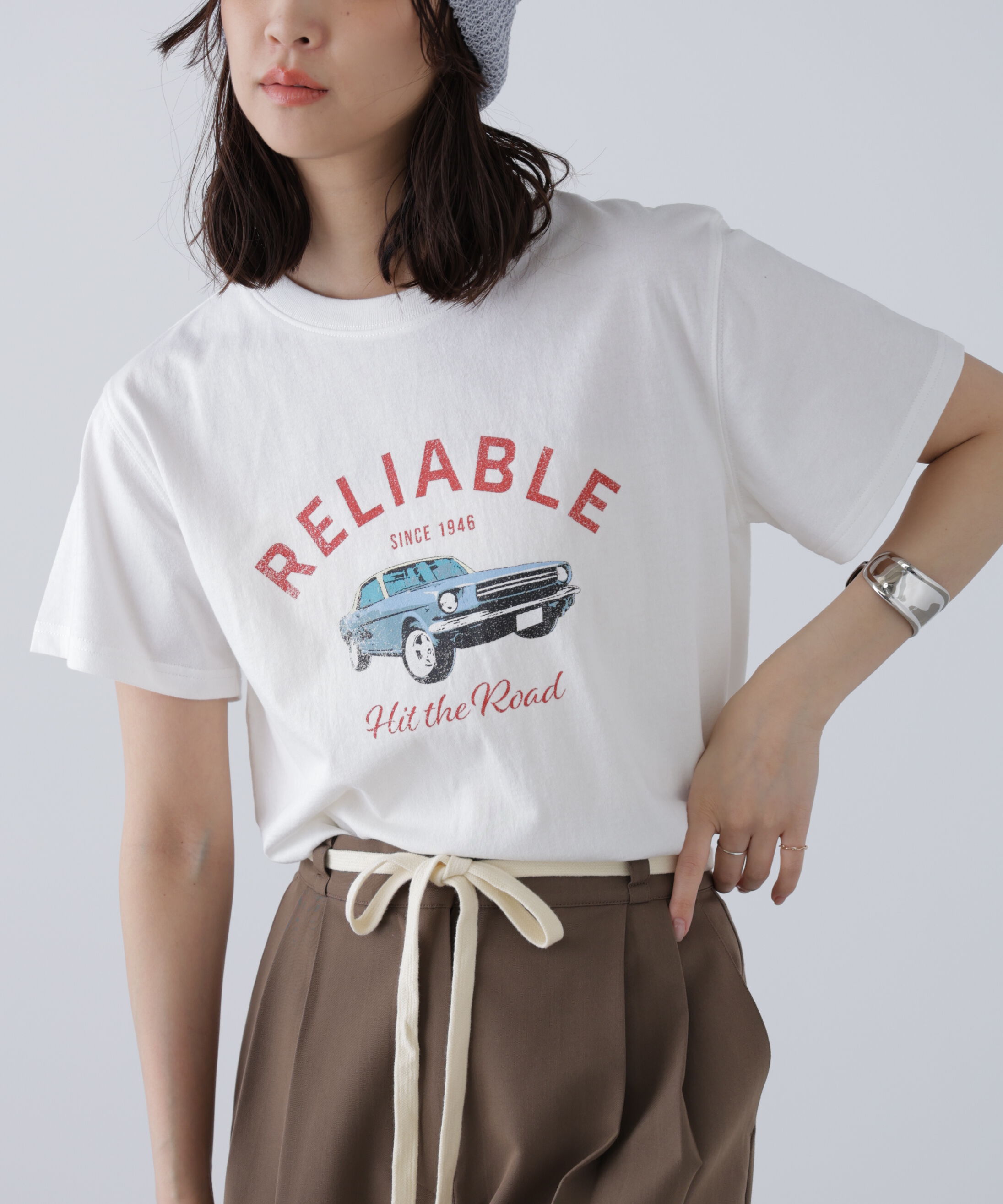  「クラシックカープリントTシャツ」|Tシャツ・カットソー|