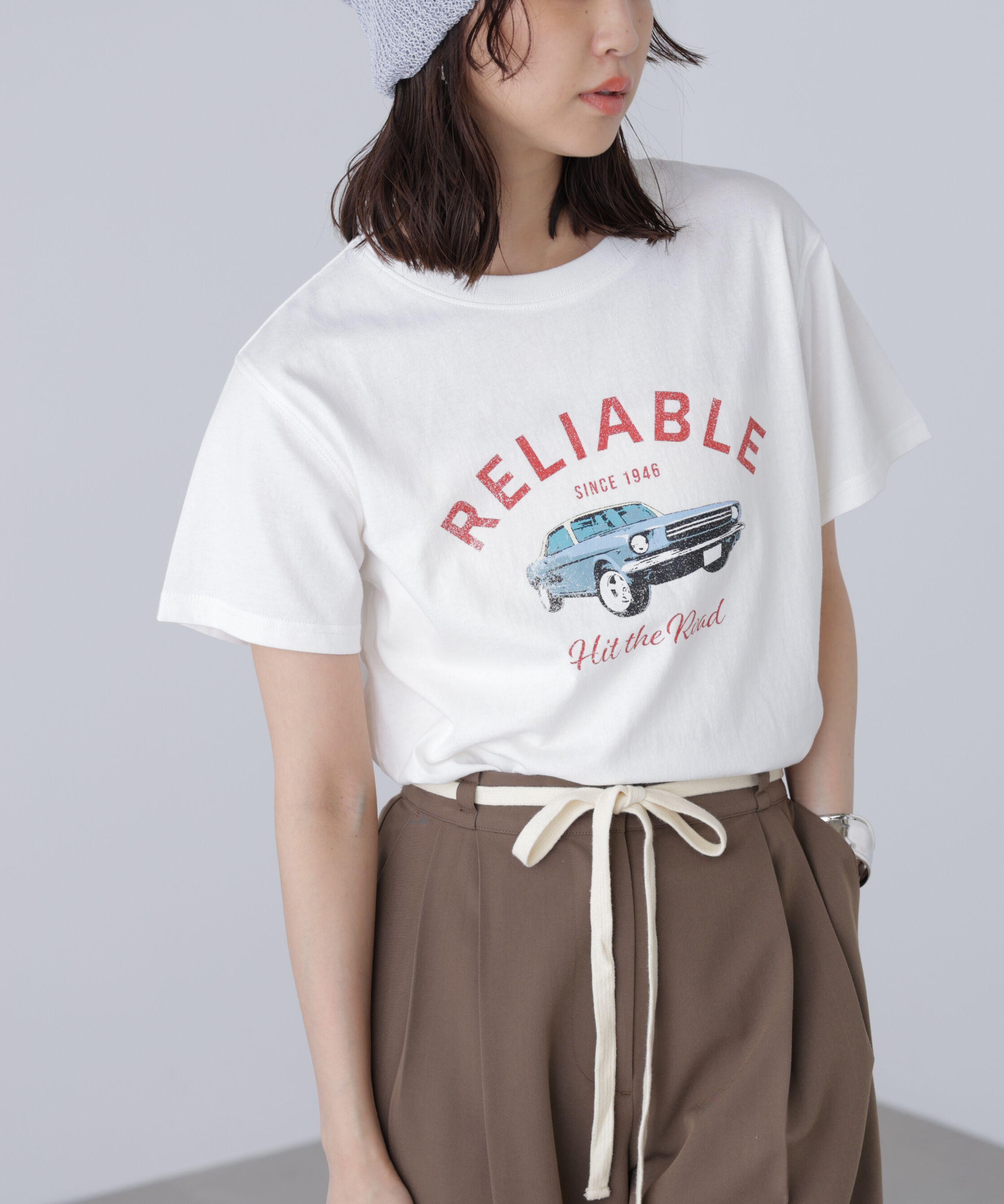  「クラシックカープリントTシャツ」|Tシャツ・カットソー|