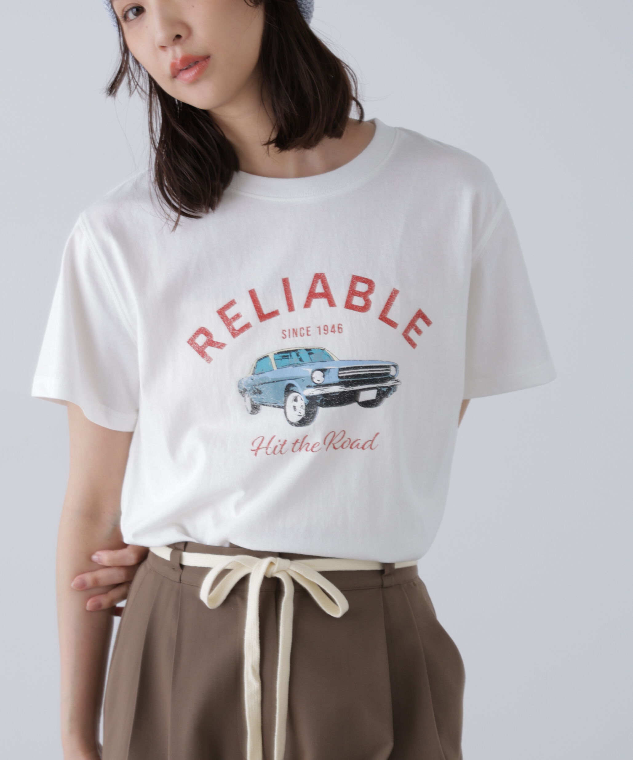  「クラシックカープリントTシャツ」|Tシャツ・カットソー|