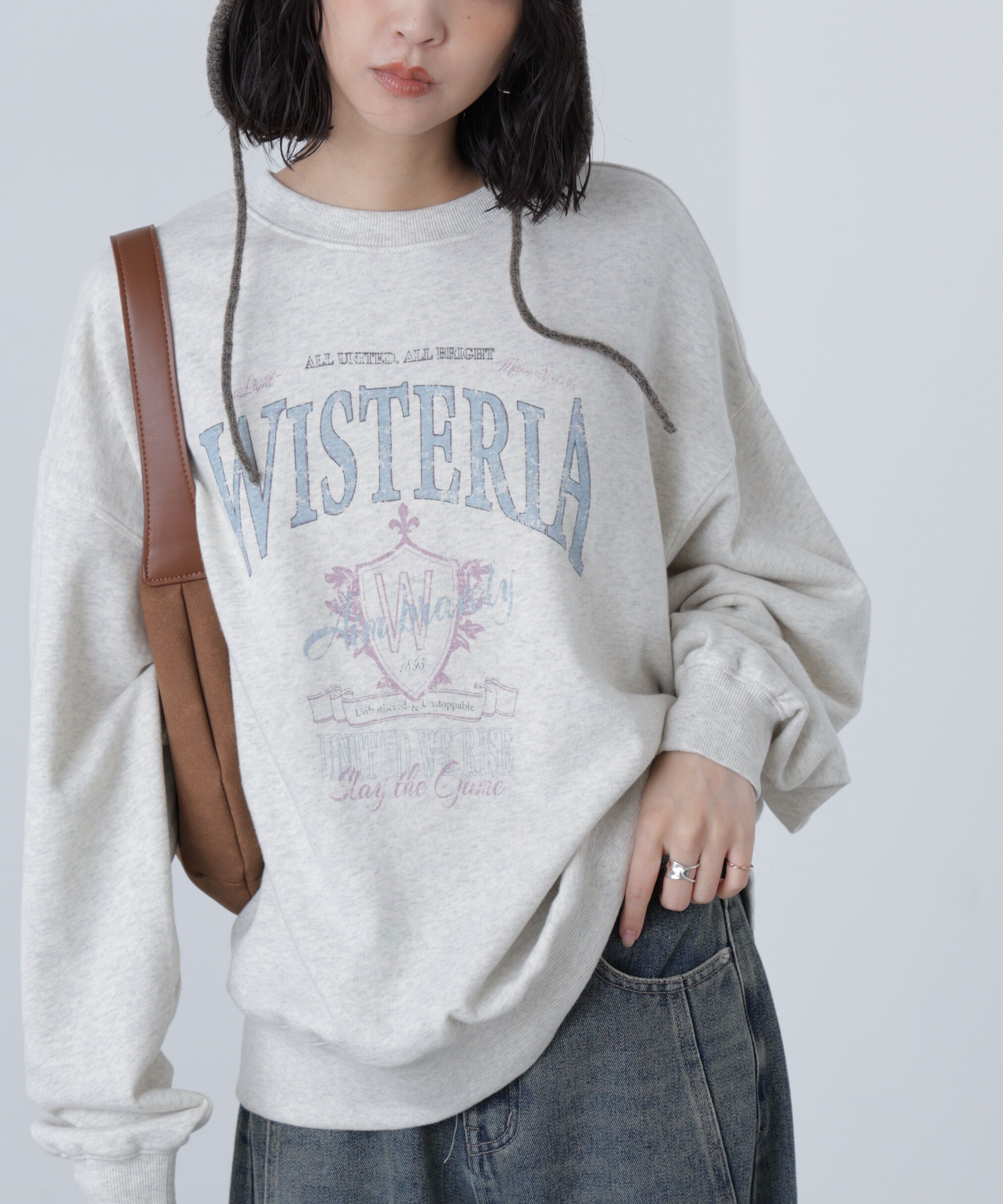  「アソートカレッジロゴビッグスウェット」|Tシャツ・カットソー|オートミール11