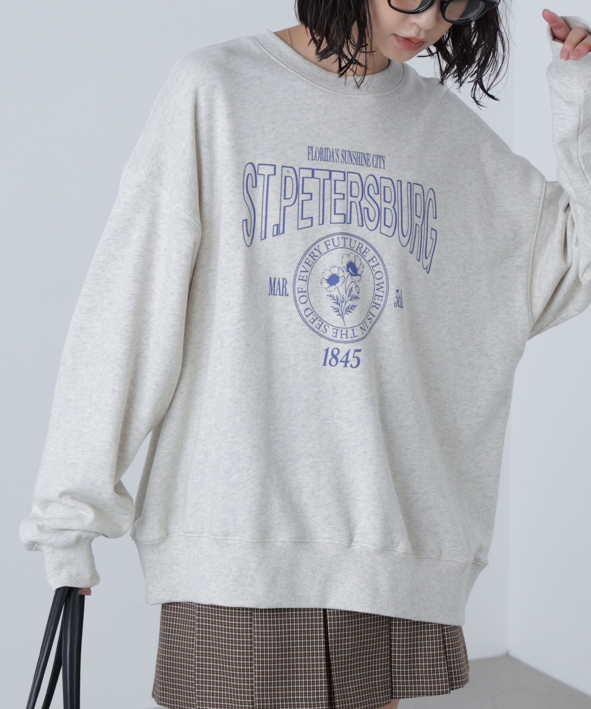  「アソートカレッジロゴビッグスウェット」|Tシャツ・カットソー|