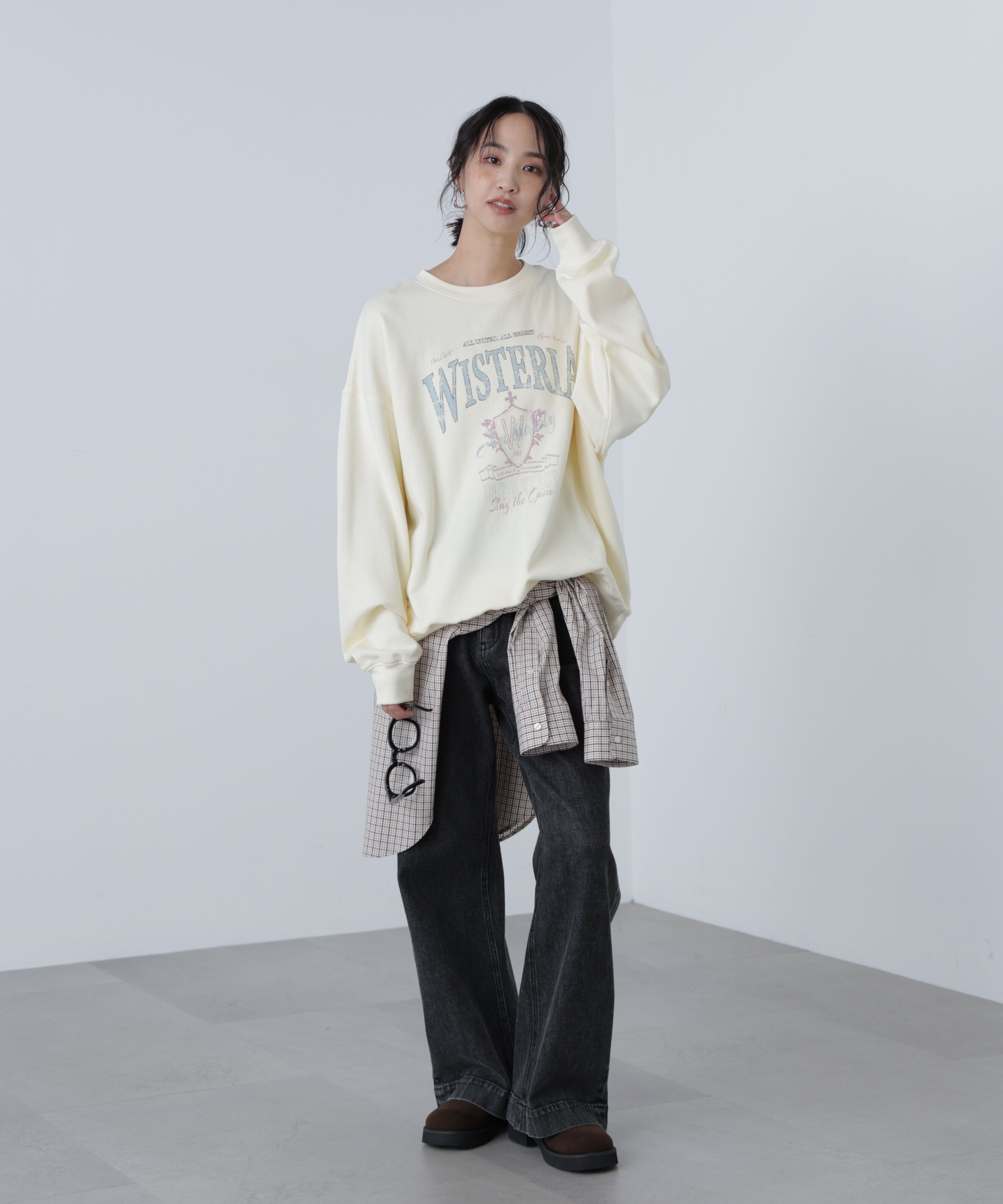  「アソートカレッジロゴビッグスウェット」|Tシャツ・カットソー|