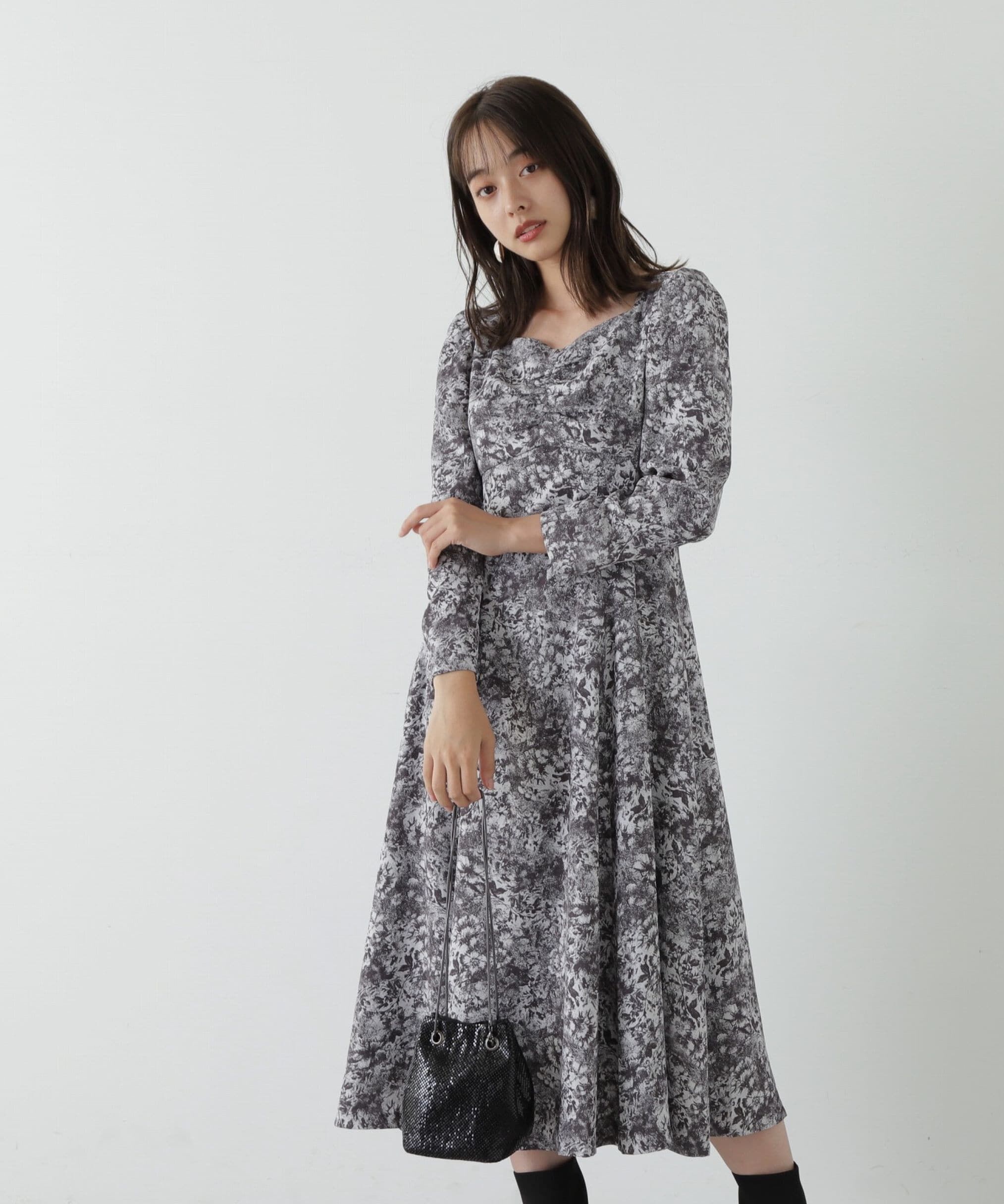 PROPORTION BODY DRESSING「フロントギャザーマーメイドワンピース」|ワンピース|