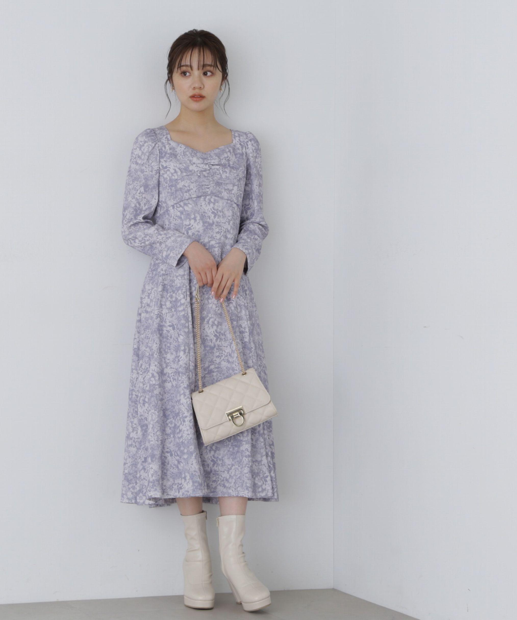 PROPORTION BODY DRESSING「フロントギャザーマーメイドワンピース」|ワンピース|