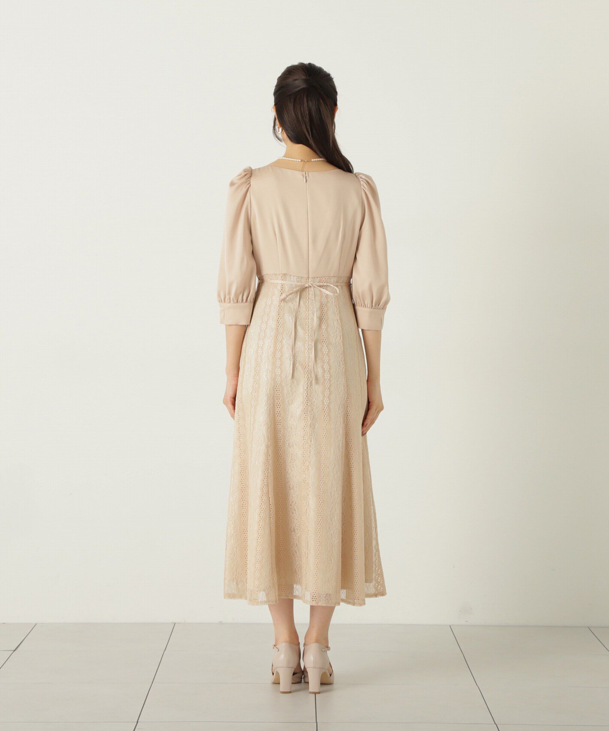 PROPORTION BODY DRESSING「レース切り替えワンピース24AW」|ワンピース|
