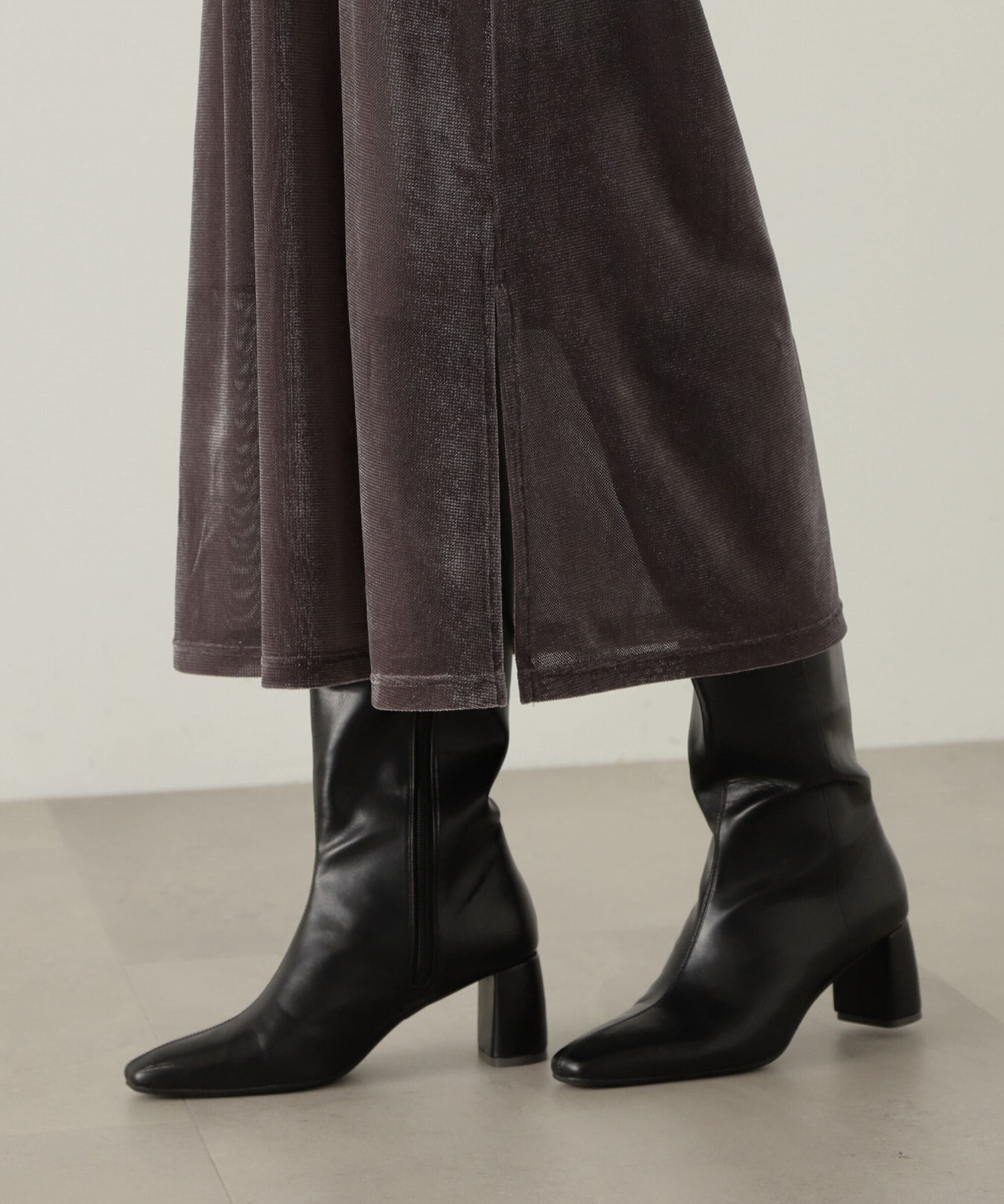 PROPORTION BODY DRESSING「シアーベロアワンピース　24AW」|ワンピース|