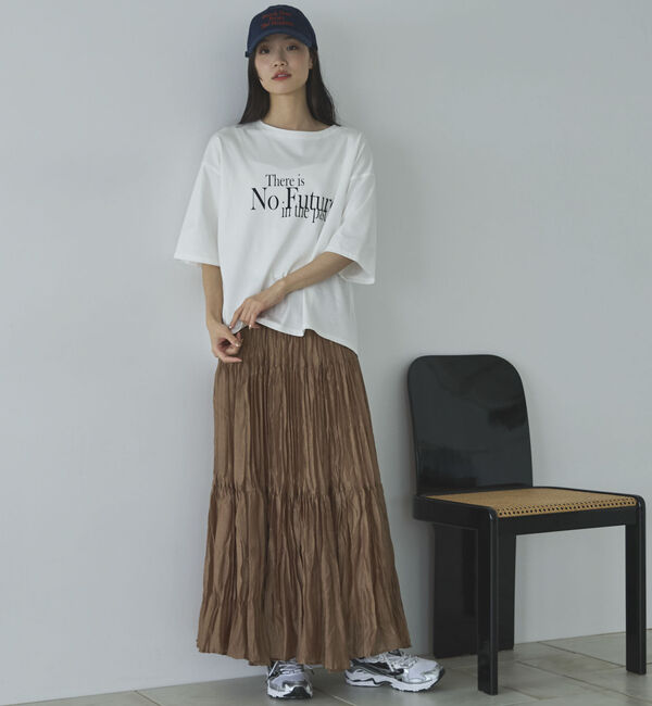 Doux archives「半端袖ロゴＴシャツ」|Tシャツ・カットソー|