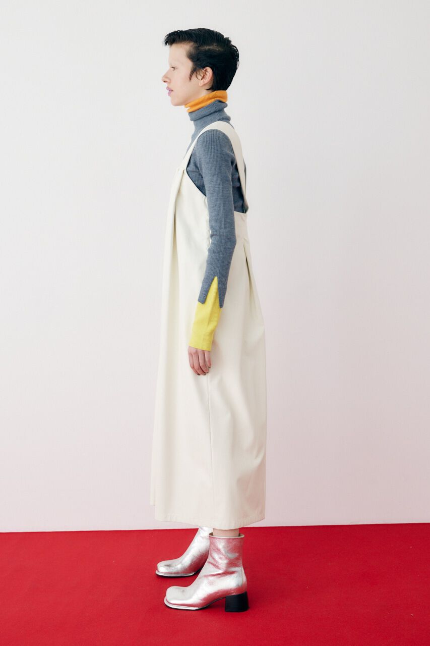 HeRIN.CYE「Leather like long dress」|ワンピース|