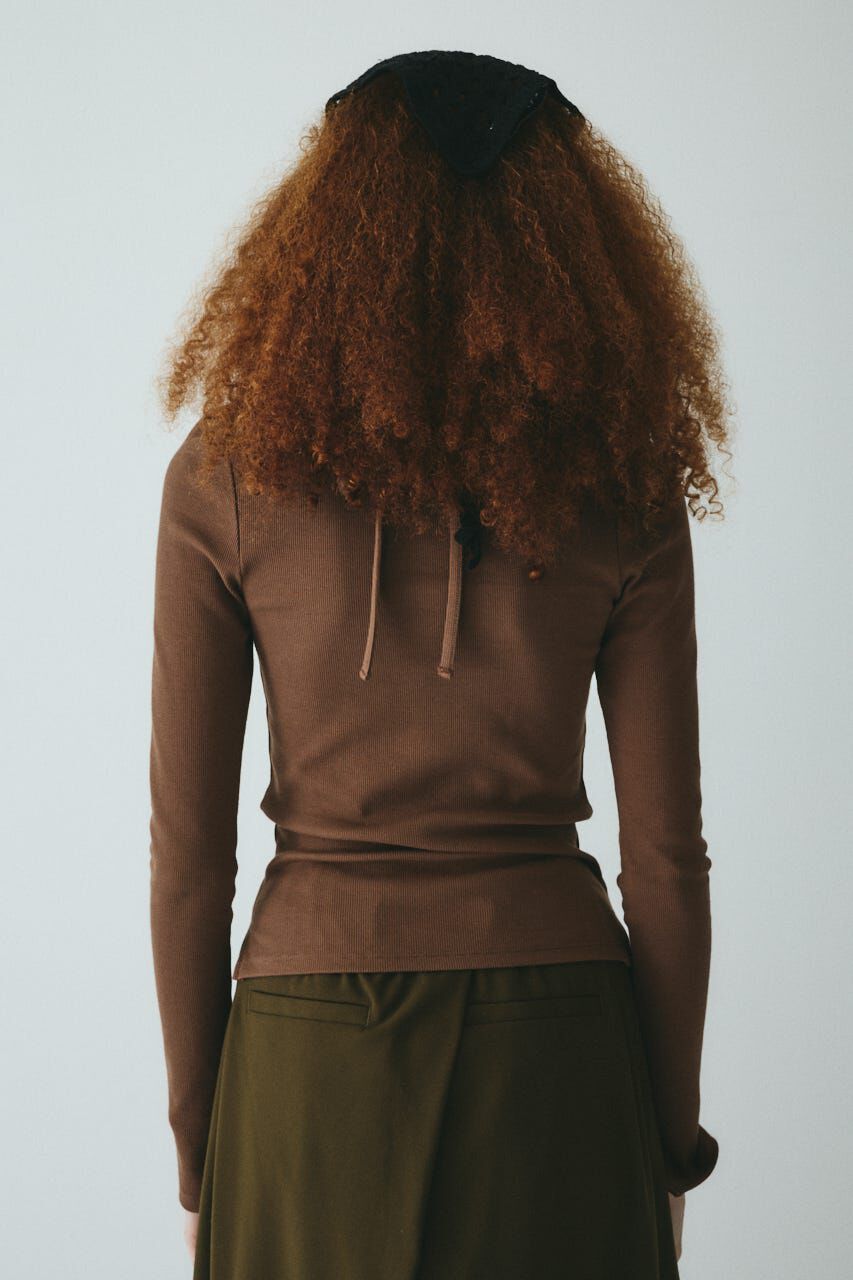 HeRIN.CYE「Wave neck tops」|Tシャツ・カットソー|