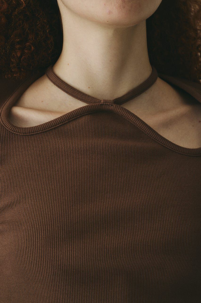 HeRIN.CYE「Wave neck tops」|Tシャツ・カットソー|