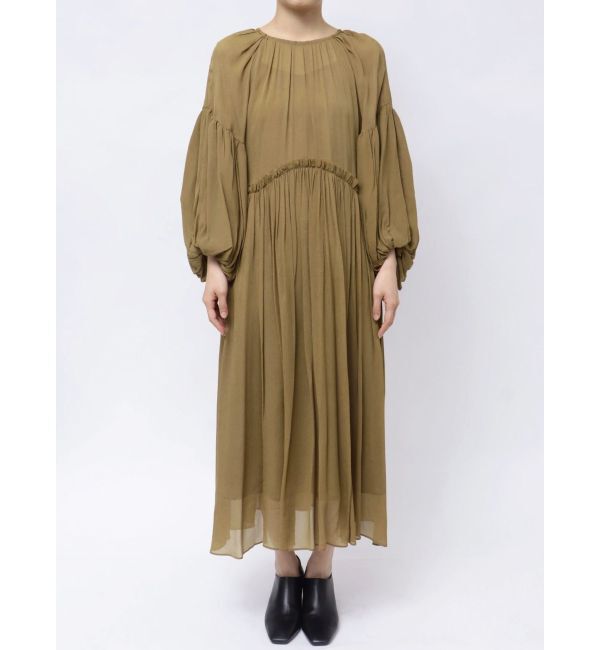 ELENDEEK「CHIFFON GATHER OP」|ワンピース|