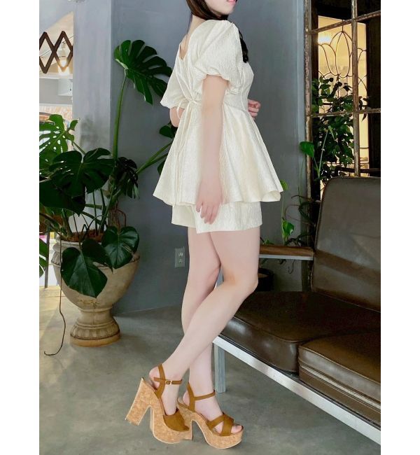 dazzlin「【藤井サチコラボ】フクレジャカードチュニックショートパンツ」|その他|