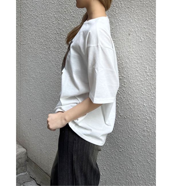 MURUA「プリントオーバーTシャツ」|Tシャツ・カットソー|