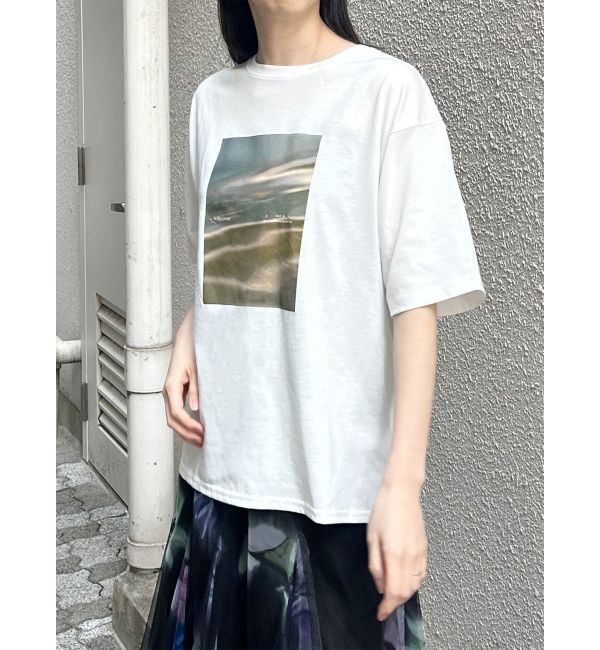 MURUA「プリントオーバーTシャツ」|Tシャツ・カットソー|