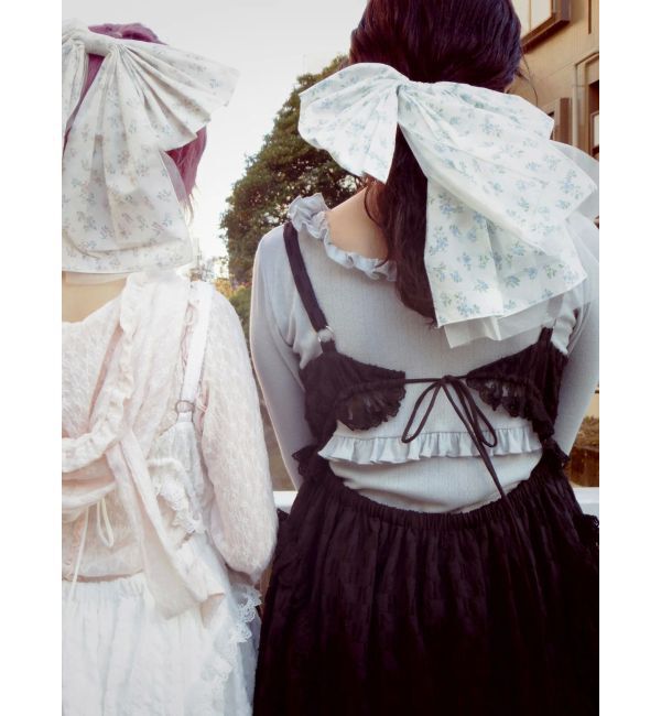 merry jenny「pokopoko ribbon race dress」|ワンピース|