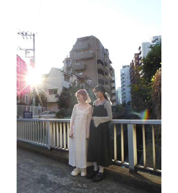 merry jenny「pokopoko ribbon race dress」|ワンピース|