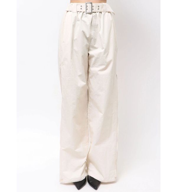 GYDA「SIDE ZIPメッシュスリットパンツ」|その他|