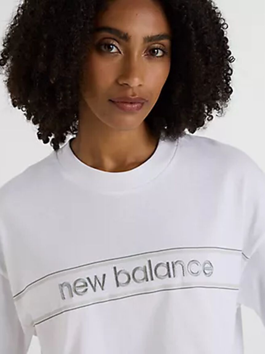 NEW BALANCE 「【New Balance for emmi】Athletics リニアロゴTシャツ」|Tシャツ・カットソー|