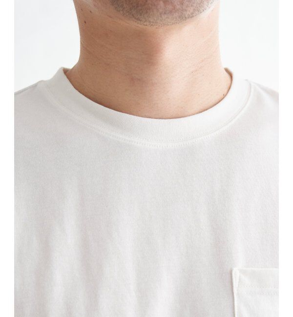 ikka「URBAN NATURE LIFE アーバンネイチャーライフ ロゴプリントポケTシャツ」|Tシャツ・カットソー|