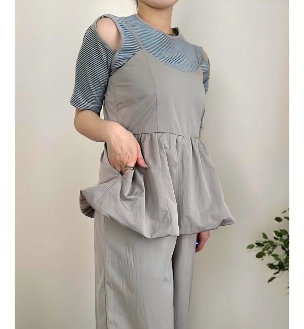 VENCE share style「バルーンキャミサロペット」|オールインワン|