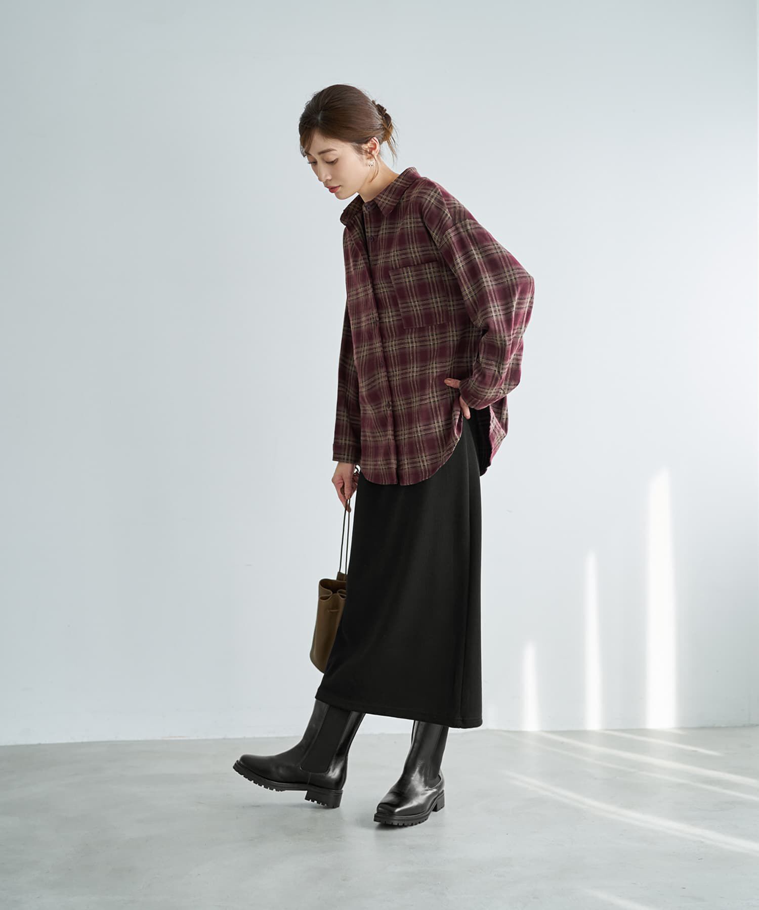 STYLE DELI「ぼかし織りチェック柄シャツ」|シャツ・ブラウス|