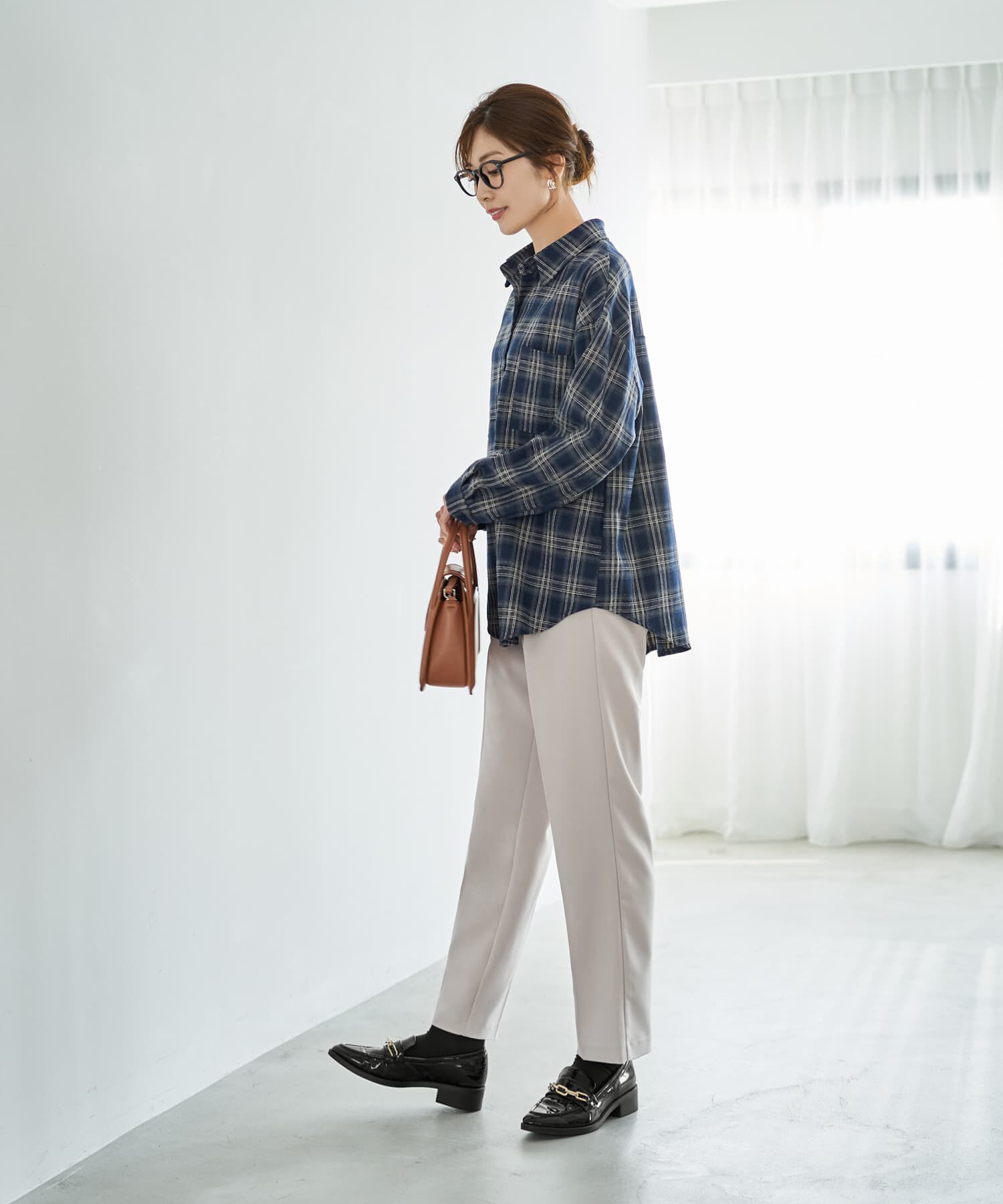 STYLE DELI「ぼかし織りチェック柄シャツ」|シャツ・ブラウス|