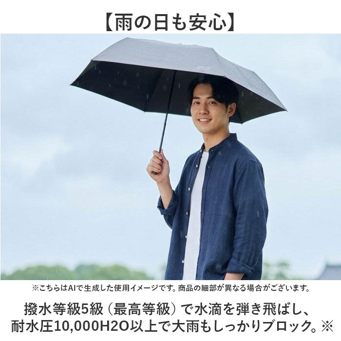 BACKYARD FAMILY「Wpc.IZA 折りたたみ傘 コンパクト 通販 晴雨兼用傘 日傘 完全遮光 軽い 折り畳み 傘」|傘|