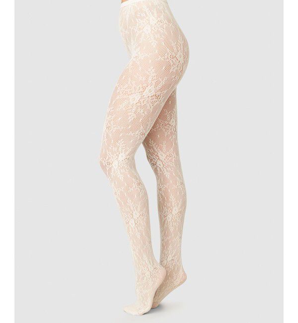 EMMEL REFINES「＜SWEDISH STOCKINGS＞Rosa レース タイツ＜ Select by EMMEL REFINES ＞」|タイツ・ストッキング|