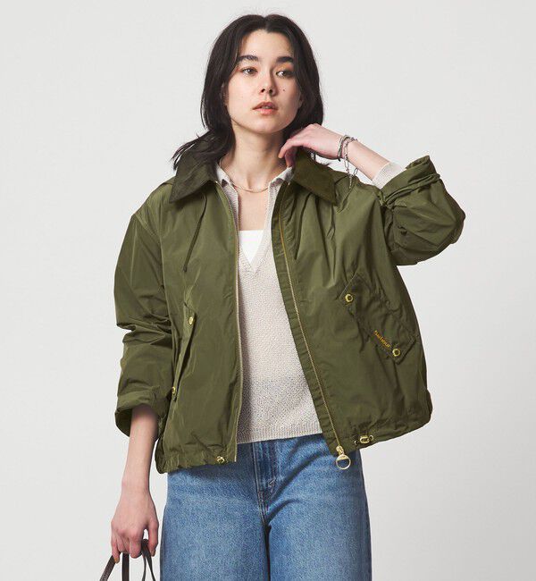 UNITED ARROWS green label relaxing「【WEB限定】＜Barbour＞Weaver シャワープルーフ ジャケット」|ブルゾン・スタジャン|